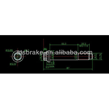 4375100512 Parafuso de montagem para SAF